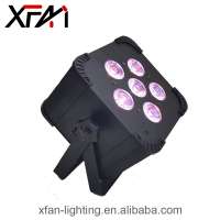 LED 6x18W 6-in-1 RGBWA+UV battery powered and wireless DMX uplight