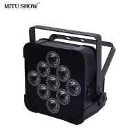 9 *18W High Brightness LED Beads dmx wireless battery powered par light with infrared remot control